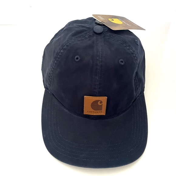 🆕 NEW Carhartt Navy Blue Baseball Hat - Picture 2 of 11